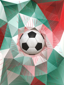 Mexico Soccer Ball Background