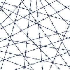 Barbed wire pattern