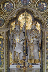 Fototapeta na wymiar Saints Cyril and Methodius, Zagreb cathedral