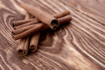 Bunch of cinnamon sticks