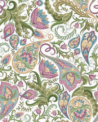 Seamless Paisley Pattern