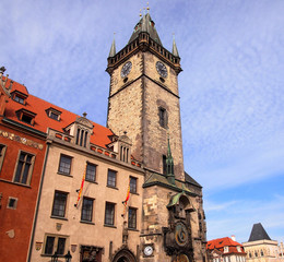 Fototapeta na wymiar Prague old town square, Czech Republic