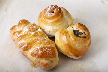 Pies from fancy dough