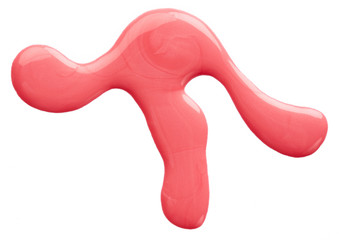 Fototapeta premium Blot of pink nail polish