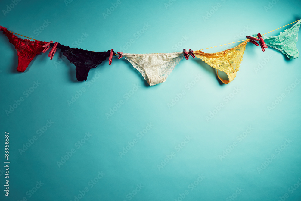 Wall mural Female panties