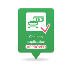 car loan application approved - 83959368