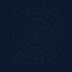 Vector sky map background - 83959919