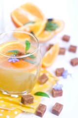 Fresh orange juice
