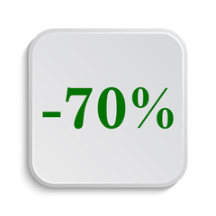 70 percent discount icon