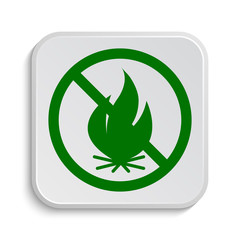 Fire forbidden icon