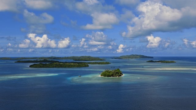 guraici archipelago, Molukken, Halmahera, Indonesien