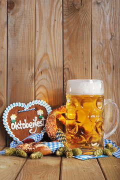 Bayerisches Lebkuchenherz mit Bier
