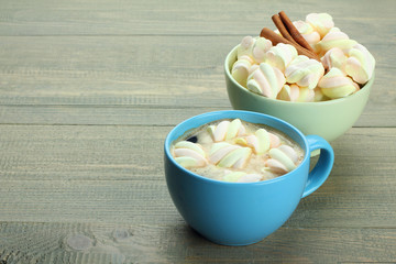 hot chocolate with marshmallow