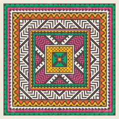 Naklejka premium Vector tribal background.