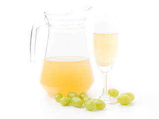 white grapes juice