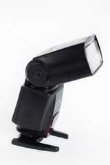 Flash isolated white background