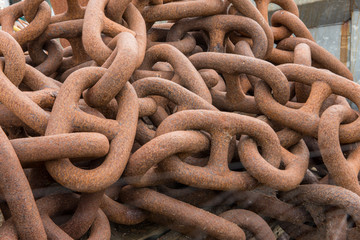 zusammenhalten - wie rostige Ketten