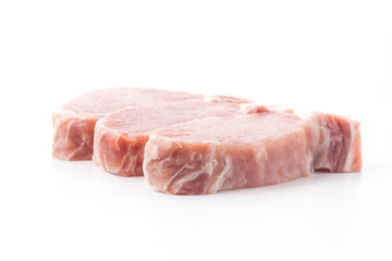 raw meat pork steak