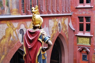 Plancus-Statue im Rathaus zu Basel