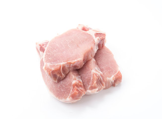 raw meat pork steak