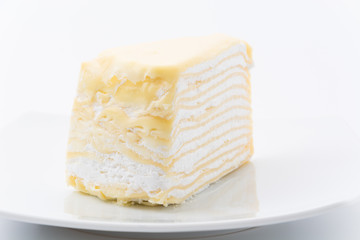 vanilla crape cake