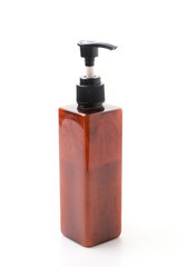 lotion bottle isolated on white