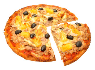 Tuna Fish And Pineapple Pizza