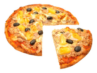 Tuna Fish And Pineapple Pizza