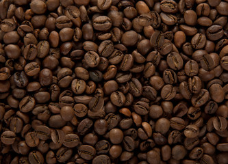 Coffee grains Background