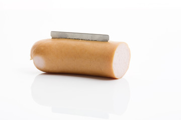 Würstchen mit Rasierklinge, Köder