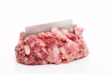 Hackfleisch mit Rasierklinge, Köder