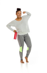 Model strength arm curl