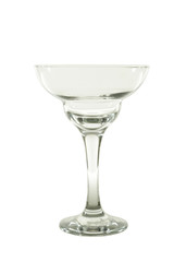 Empty glass isolated on white