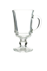 Empty glass isolated on white