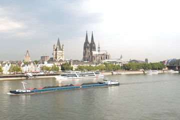 K&ouml;ln K&ouml;lner Dom Rhein