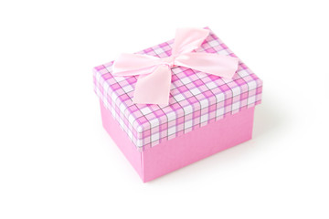 Beautiful gift box isolated on white