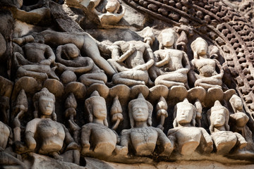 Fototapeta na wymiar Angkor Wat temples in Cambodia