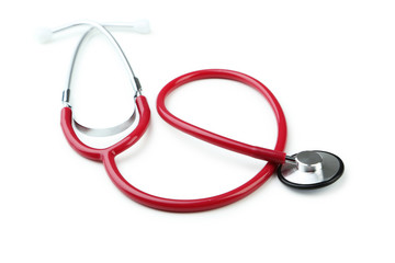 Stethoscope isolated on white