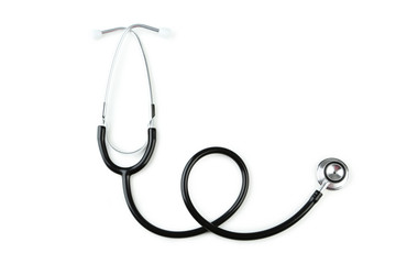 Stethoscope isolated on white