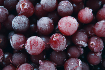 Frozen cranberries