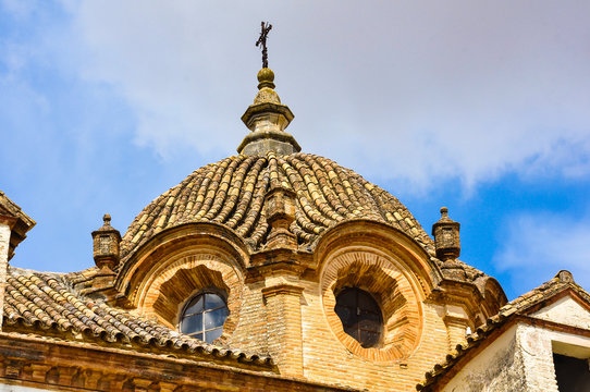Écija, España, cúpula de la iglesia de San Gil