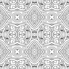 Black and white seamless pattern