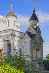 Orthodox Christian church of Livadia palace, Crimea, Russia