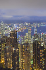 Obraz premium Miasto Hongkong