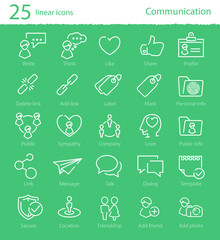 Vector social media icons