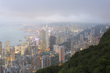 Fototapeta premium Miasto Hongkong