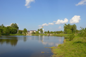 Весна в поселке