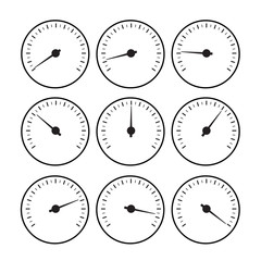 Temperature gauge line set. Temperature gauge used in cooking gr
