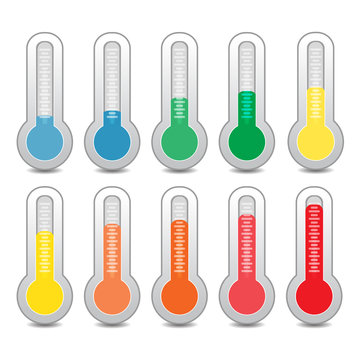Temperature gauge set.