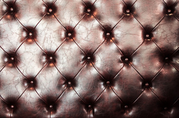 Fototapeta premium Brown leather background